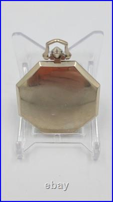 Early ELGIN Art Deco Pocket Watch in Octagon Case