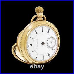Early Peoria Watch Co. 15j Hunting Case Pocket Watch Movement #8685 circa 1888
