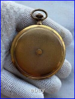 Eberhard & Co Pocket Watch Chronometre Manual 15 Jewels Breguet Case Swiss 52mm