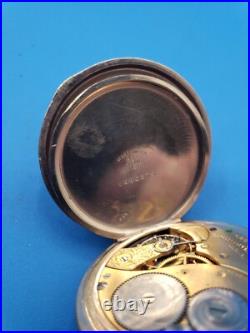 Elegin 7 Jewel Pocket Watch Hunter Case 20 Year Gold Filled