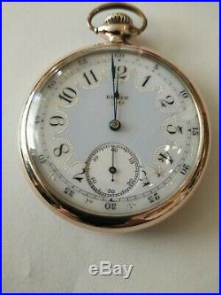 Elgin16S. Scarce 15 jewels fancy dial only made 6,500 14K Gold Filled Case