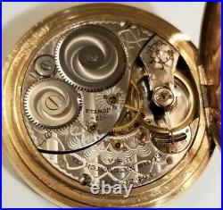 Elgin 12S. 17J. Mint fancy dial grade 344 (1912) near mint G. F. Hunter case