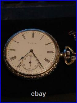 Elgin 12s Gr 314 Model 2 15j Pocket Watch 1912 Illinois Tivoli GF Case Running