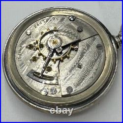 Elgin 15J Coin Silver Case Pocket Watch