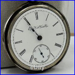 Elgin 15J Coin Silver Case Pocket Watch