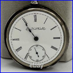 Elgin 15J Coin Silver Case Pocket Watch