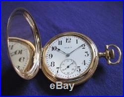 Elgin 15 Jewel Hunting Case Pocket Watch 1906