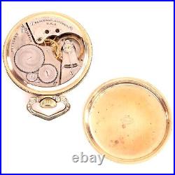 Elgin 16 Size Pocket Watch 15 Jewel in 10K RGP Case Nice AG41