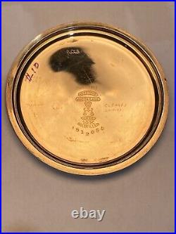 Elgin 16s Father Time 21J A5P Railroad Pocket Watch 14K Gold Filled Case Runs