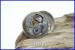 Elgin 17j Grade 387 Pocket Watch Keystone Gf Case Fancy Dial 16188406 (kb2)