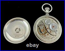 Elgin 18s 23 J Veritas M# 214 Railroad Coin Silver Case Extra Fine+ Condition