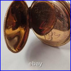 Elgin 269 Full Hunter 0s 7j 1903 PW B&B Royal 20yr Warranted Case 075WEB