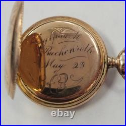 Elgin 269 Full Hunter 0s 7j 1903 PW B&B Royal 20yr Warranted Case 075WEB