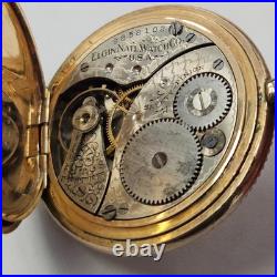 Elgin 269 Full Hunter 0s 7j 1903 PW B&B Royal 20yr Warranted Case 075WEB