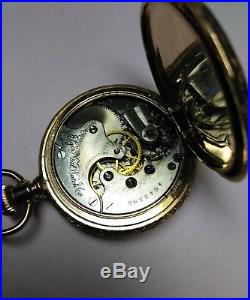 Elgin 6s. Great fancy dial 11 jewels near mint gold filled case restored