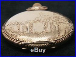 Elgin 6s Hunter Case Pocket Watch 20 Year Gold Filled Case 1899