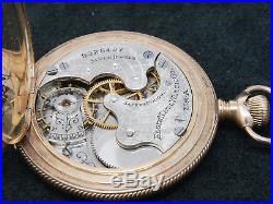 Elgin 6s Hunter Case Pocket Watch 20 Year Gold Filled Case 1899