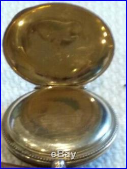 Elgin Antique Pocket Watch. RARE 1904. Gold Plated Case. Very Good Condition