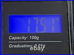 Elgin B&B Royal Case Model Pocket Watch Octagon Second 18k Gold Filled