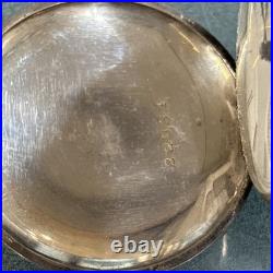 Elgin Coin Silver 6s 7j Hunter Case Pocket Watch Runs 1889 Series 2