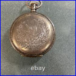 Elgin Coin Silver 6s 7j Hunter Case Pocket Watch Runs 1889 Series 2