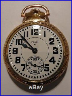 Elgin Father time 21 jewels 16s. (1921) bull dog case just serviced very nice