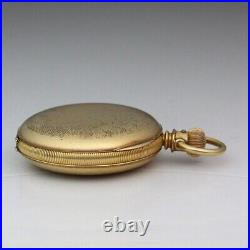 Elgin Grade 95 Model 1 6 Size Gold Filled Full Hunter Pocket Watch ca. 1888
