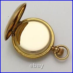 Elgin Grade 95 Model 1 6 Size Gold Filled Full Hunter Pocket Watch ca. 1888