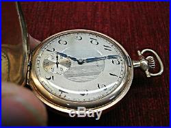 Elgin Hunt Case Pocket Watch With 20 Yr. Gf Fancy Case Grade 291 7 Jewels