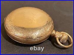 Elgin Hunter case size 18 Gold filled Pocket Watch 1894 serviced