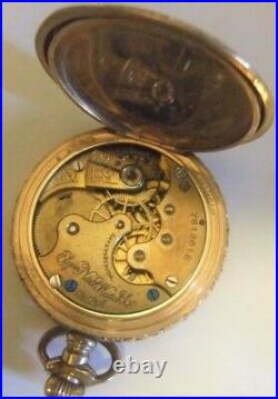 Elgin Hunter's Case Pocket Watch Gold Filled