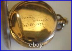 Elgin Hunter's Case Pocket Watch Gold Filled 1877