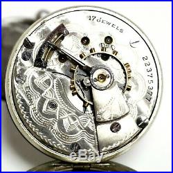 Elgin Model 5 17 Jewels 18S 336 Grade Pocket Watch w Dueber 14K Gold Filled Case