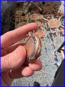 Elgin National Watch Co. Gold Pocket Watch, Wadsworth Case, Movement From 1915