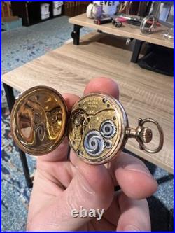 Elgin National Watch Co. Gold Pocket Watch, Wadsworth Case, Movement From 1915