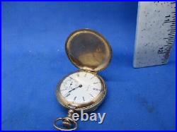 Elgin Pocket Watch 11 jewels double Hunter Case 1905 works grade 323 engraved