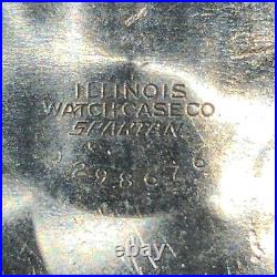 Elgin Pocket Watch 17j 12s 345 Illinois Case Spartan Runs #57r