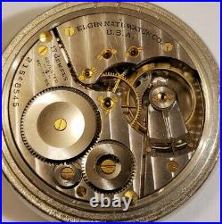 Elgin Scarce Masonic 16S. 17J. Adj High Grade 466 gold timming display case 1919