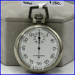 Elgin Timer Bureau of Ordnance Case Engraved Pocket Watch