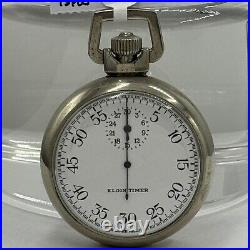 Elgin Timer Bureau of Ordnance Case Engraved Pocket Watch