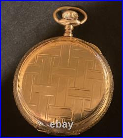 Elgin size 16 Hunter Case Gold filled Pocket Watch 1905