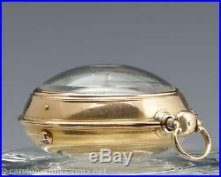 Ellicot London 1778 superb 22k gold pair cased cylinder pocket watch fusee