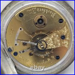 Est. 1880 Rockford Pocket Watch, Gr. Unknown, Sz 18s, 9 J. 800 Case, Not Working