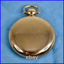 Excellent 1918 Elgin Veritas Railroad Grade Pocket Watch Gold Filled 20yr Case