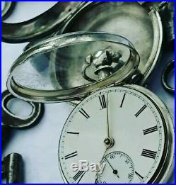Excellent silver pair cased pocket watch. Hallmarked 1817. Great working order