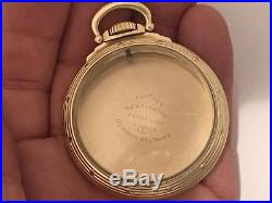 Extremely Nice Hamilton 16 Size Railroad Watch Case For 992b, 950b