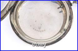 Fahys Pocket Watch Case 18 Size. 925 Fine Silver AF82