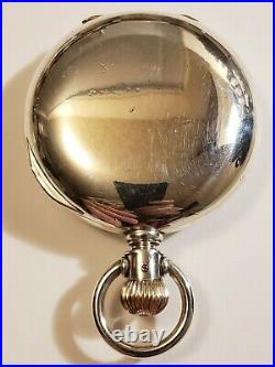 GIANT Seth Thomas 18S. 15J. Adj. Grade 171 coin silver 6 oz. Hunter Case (1894)