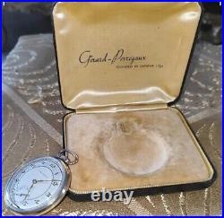 Girard Perregaux pocket watch 10k gold filled vintage swiss with box