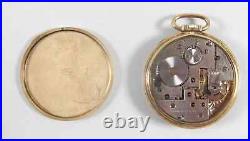 Girard Perregaux pocket watch 10k gold filled vintage swiss with box